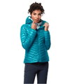 Jack Wolfskin Winter Down Jacket Atmosphere cyan blue Women
